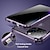 Недорогие Чехлы для iPhone-телефон Кейс для Назначение iPhone 14 13 12 11 Pro Max Plus Mini Магнитный адсорбционный футляр Прозрачный Анти-писк Защитная пленка для объектива камеры Закаленное стекло