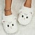 cheap Women&#039;s Slippers &amp; Flip-Flops-Women&#039;s Slippers Fuzzy Slippers Fluffy Slippers House Slippers Warm Slippers Home Daily Cat Fleece Lined Shoes And Bags Matching Sets Flat Heel Casual Comfort Minimalism Elastic Fabric Loafer Black