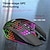 tanie Myszki-Bezprzewodowa mysz do gier x801 o pustej konstrukcji, ergonomiczna mysz o strukturze plastra miodu, stara konsola do gier wideo