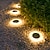 preiswerte Bodenlichter-Solar-Untergrundleuchte, 28 LEDs, wasserdicht, für den Außenbereich, Rasenleuchte, Deckleuchte, in den Boden eingelassene Solar-Terrassenlampe, LED-Garten, Hof, Rasen, Gehweg, Dekor, Solar-Wandleuchte