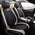 Χαμηλού Κόστους Καλύμματα καθισμάτων αυτοκινήτου-κάλυμμα καθισμάτων αυτοκινήτου starfire δερμάτινο γενικό δέρμα καλύμματα καθισμάτων αυτοκινήτου προστατεύουν το εσωτερικό μαξιλάρι αυτοκινήτων μπροστινές καρέκλες μαξιλάρια