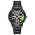voordelige Quartz-horloges-Heren Digitaal horloge Retro vintage Luxe Grote wijzerplaat Skelet WATERDICHT Decoratie Leer Horloge