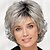 voordelige oudere pruik-Synthetische pruiken Gekruld Pixie-kapsel Pruik Kort Grijs Licht blond Synthetisch haar Dames Modieus ontwerp Verstelbaar comfy Blond Donker Grijs
