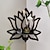 billiga väggskulpturer-elegant vägghylla med lotus i trä för heminredning och förvaring