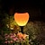 abordables Éclairages pour allées-Une nouvelle lampe ballon à flamme solaire cour pelouse jardin vacances de mariage lampe décorative de noël est plus grande et plus belle