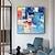levne Abstraktní malby-Ručně vyrobeno Hang-malované olejomalba Ručně malované Obdélníkový Abstraktní Moderní Bez vnitřní rám