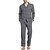 economico Pigiami-Per uomo loungewear Pigiami Set pigiama Top e pantalone del pigiama 2 pezzi A quadri Moda Informale Comoda Interni Giornaliero Cotone Poliestere Comfort Bavero Manica lunga Camicia Pantalone A