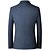 cheap Men&#039;s Classic Blazers-Men&#039;s Blazer Business Cocktail Party Wedding Party Fashion Casual Spring &amp;  Fall Polyester Plain Button Pocket Casual / Daily Single Breasted Blazer Red Blue Grey