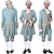 economico Costumi storici e vintage-Rococò Barocco Vittoriano Completi Per uomo Halloween Prestazioni Feste Mascherata Cappotto