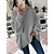 cheap Sweaters &amp; Cardigans-Women&#039;s Pullover Sweater Jumper Jumper Ribbed Knit Oversized Regular Turtleneck Solid Color Daily Going out Stylish Casual Fall Winter Black White S M L