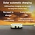 Χαμηλού Κόστους Εσωτερικά Φώτα Αυτοκινήτων-φως ταμπλό αυτοκινήτου που αναβοσβήνει ηλιακός αυτόματη φόρτιση εσωτερικό φως led usb βοηθητική φόρτιση μπλε/κόκκινο
