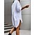 cheap Blouses &amp; Shirts-Women&#039;s Linen Shirt Blouse White Blue Khaki Button Pocket Plain Casual Holiday Long Sleeve Shirt Collar Vacation Fashion Regular Fit Spring &amp;  Fall