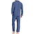 economico Pigiami-Per uomo loungewear Pigiami Set pigiama Top e pantalone del pigiama 2 pezzi A quadri Moda Informale Comoda Interni Giornaliero Cotone Poliestere Comfort Bavero Manica lunga Camicia Pantalone A
