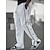cheap Sweatpants-Men&#039;s Tear Away Pants Trousers Straight Leg Sweatpants Pocket Drawstring Elastic Waist Plain Comfort Breathable Outdoor Daily Going out Fashion Casual Black White