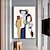 billige Abstrakte malerier-håndlaget oljemaleri lerret veggkunst moderne dekorasjon picasso stil bstrakt fargeblokk figur for hjemmet stue dekor rullet rammeløst ustrukket maleri
