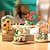 olcso Építőjátékok-nőnapi ajándékok építőkockák virágcserepek rózsák és halhatatlan virágok összeállítása barkácsolás apró részecskék építőkockák kreatív asztali dekorációs játékok anyák napi ajándékok anyának