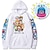 preiswerte Cosplay-Anime-Kapuzenpullover und T-Shirts für den Alltag-einteiliger Affe d. Luffy Kapuzenpullover, Anime, Anime-Fronttasche, Grafik-Hoodie für Herren, Damen, Unisex, Erwachsene, Heißprägung, 100 % Polyester, mit Hut