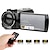 olcso Sportkamerák-3 hüvelykes nagyfelbontású 4k videokamera 16x zoom kézi dv és infravörös éjszakai megtekintés digitális otthoni utazási konferencia élőben (100-240 V) qic