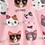 cheap Girl&#039;s 3D Sets-Girls&#039; 3D Cat Sweatshirt &amp; legging Set Long Sleeve 3D Print Fall Winter Active Fashion Daily Polyester Kids 3-12 Years Crew Neck Outdoor Date Vacation Regular Fit