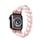 abordables correas de reloj de manzana-Correa de perlas para apple watch band 8 ultra 49mm, joyería de acero con cuentas elástica para iwatch series 7 6 se 5 4 3 44mm 40mm 42 45 41mm