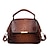 cheap Handbag &amp; Totes-Women&#039;s Handbag PU Leather Daily Large Capacity Waterproof Geometric Black Brown Green