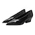 cheap Women&#039;s Heels-Women&#039;s Heels Pumps Valentines Gifts Plus Size Wedding Party Daily Cut-out Chunky Heel Pointed Toe Vintage Fashion Casual PU Loafer Black White Gray