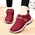 cheap Snow &amp; Winter Boots-Women&#039;s Boots Snow Boots Winter Boots Outdoor Daily Solid Color Fleece Lined Booties Ankle Boots Winter Flat Heel Round Toe Plush Casual Comfort Elastic Fabric Loafer Black Red