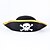 abordables Jouets et jeux-Chapeau de capitaine de pirate, accessoires de performance de festival de scène de cosplay, masque pour les yeux de capitaine jack des caraïbes, chapeau de crâne