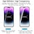 Недорогие Защитные плёнки для экрана iPhone-6 шт. HD полная защитная стеклянная пленка для iphone 15 15 plus 15 pro 15 pro max/14 14 plus 14 pro 14 pro max/iphone 13 13 pro 13 pro max/iphone 11 12 pro 12 pro max/iphone x/iphone 6s 6 7 8