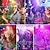 cheap Stage Lights-Party Lights Disco Ball Light Sound Activated DJ Disco Light LED Stage Lights with Pattern Projection and Remote Control Gift
