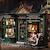 Χαμηλού Κόστους Τουβλάκια-wisdom house diy cabin magic full house ευρωπαϊκό vintage χειροποίητο μοντέλο συναρμολόγησης δημιουργικό δώρο για άνδρες και γυναίκες