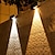 お買い得  屋外用ウォールライト-ソーラーウォールウォッシュライト rgb/暖かい照明屋外防水高輝度ソーラーウォールランプ庭庭バルコニーフェンスガレージポーチ壁装飾 1/2/4 個