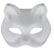 baratos acessórios para cabine de fotos-máscara de gato, papel branco, máscara facial pintada à mão em branco (pacote com 3)