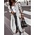 cheap Coats &amp; Jackets-Women&#039;s Trench Coat Fall Winter Street Daily Wear Vacation Long Coat Windproof Warm Regular Fit Stylish Casual Street Style Jacket Print Long Sleeve with Pockets Print Color Block Black White Blue