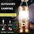 お買い得  戦術的な懐中電灯-1 個の多機能ソーラーランタンでキャンプ旅行を明るくします。
