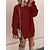 cheap Spring&amp;Autumn Dress-Women&#039;s Casual Dress Hoodie Dress Fashion Daily Mini Dress Crew Neck Outdoor Vacation Going out Solid Color Pure Color Loose Fit Black White Pink S M L XL 3XL
