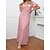 cheap Party Dresses-Women&#039;s Long Dress Maxi Dress Prom Dress Party Dress Sequin Dress Pink Brown Pure Color Short Sleeve Spring Fall Winter Sequins Fashion Square Neck Birthday Evening Party Wedding Guest 2023 S M L XL