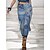 cheap Jeans-Women&#039;s Jeans Skinny Cropped Pants Cotton Full Length Micro-elastic Tassel Fringe Ripped Fashion Streetwear Mid Waist Street Daily Grey Blue S M Summer Fall