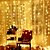 baratos Mangueiras de LED-Luzes de corda de cortina de janela led 3x3m decoração de casamento 300 leds com 8 modos de iluminação luzes de fadas de natal luzes de decoração para casa para quarto de casamento festa jardim pátio