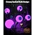 preiswerte Halloween im Freien-Solar-Halloween-Dekorationen für den Außenbereich, gruselige Augapfel-Lichter, 1 Packung, 8/10 LEDs, Halloween-Dekoration, wasserdichte LED-Dekorationsleuchten für den Außenbereich, für Halloween, Garten, Hof, festliche Dekoration und gruselige Beleuchtun