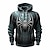 cheap Men&#039;s 3D Hoodies-Halloween Black Spider Hoodie Mens Graphic Prints Daily Classic Casual 3D Pullover Holiday Going Out Streetwear Hoodies Red Blue Drak Long Sleeve Hooded Web Spider Cotton