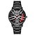 voordelige Quartz-horloges-Heren Digitaal horloge Retro vintage Luxe Grote wijzerplaat Skelet WATERDICHT Decoratie Leer Horloge