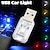 cheap Car Interior Ambient Lights-Colorful Car USB Lights Interior Atmosphere Lights Mini Touch Key Ambient Lights Plug and Play