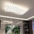 preiswerte Einbauleuchten-Rechteckige geometrische LED-Deckenleuchte, 12/15-Kopf, dimmbarer Kronleuchter für Schlafzimmer, Wohnzimmer, dimmbare Unterputz-Deckenleuchte, moderne lineare LED-Deckenleuchte, Leuchte – Welle