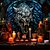 voordelige halloween wandtapijten-halloween wolf hangend tapijt kunst aan de muur groot tapijt muurschildering decor foto achtergrond deken gordijn thuis slaapkamer woonkamer decoratie halloween decoraties
