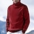 cheap Men&#039;s Pullover Sweater-Men&#039;s Pullover Sweater Jumper Jumper Ribbed Knit Knitted Chunky Regular Turtleneck Plain Work Daily Wear Modern Contemporary Clothing Apparel Raglan Sleeves Winter Black White M L XL