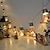 tanie Kemping i wędrówki-boże narodzenie kula śnieżna girlandy świetlne na butelkę życzeń ogród przydomowy patio wesele kryty odkryty dekoracje świąteczne, zasilane przez opakowanie na baterie (bez baterii)