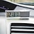 billige Ergonomiske displayer-starfire 2-i-1 bilklokke, digitalt LCD-termometer, sugeklokke, gjennomsiktig med 1 ag10-knappcelle