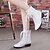 cheap Dance Boots-Women&#039;s Red Lace-Up Leather Dance Boots with Side Zipper, Comfortable and Stylish for Various Dance Styles, Perfect for Performances and Rehearsals