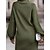 cheap Spring&amp;Autumn Dress-Women&#039;s Casual Dress Sweater Dress Winter Dress Ribbed Mini Dress Active Fashion Daily Date Vacation Long Sleeve Turtleneck Loose Fit 2023 Black White Wine Color S M L XL Size